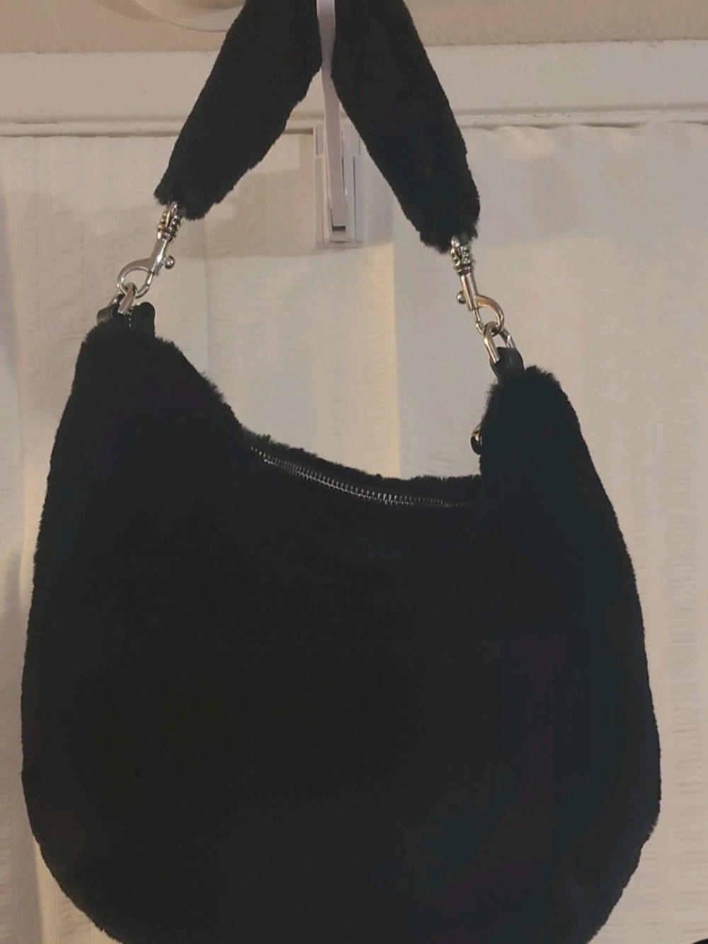 UGG Faux Fur Shoulder Handbag